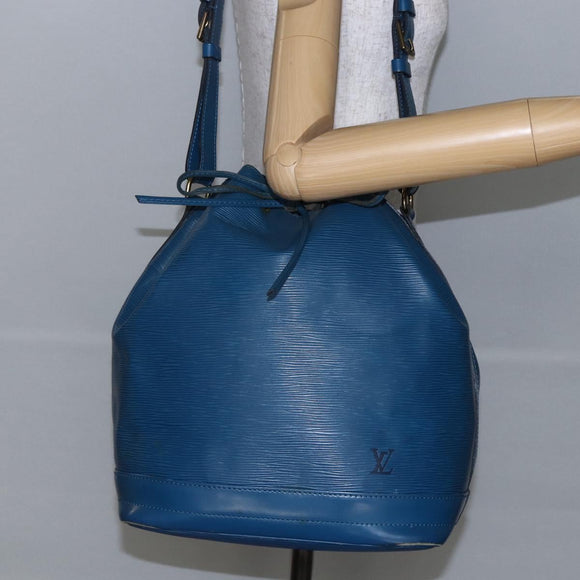 LOUIS VUITTON Epi Noe Shoulder Bag Toledo Blue M44005 LV Auth ep11028