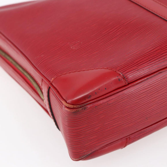 LOUIS VUITTON Epi Porte Documents Voyage Business Bag Red M54477 LV Auth ep11029