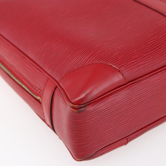 LOUIS VUITTON Epi Porte Documents Voyage Business Bag Red M54477 LV Auth ep11029
