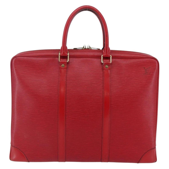 LOUIS VUITTON Epi Porte Documents Voyage Business Bag Red M54477 LV Auth ep11029