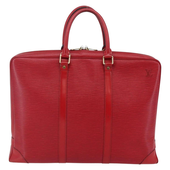 LOUIS VUITTON Epi Porte Documents Voyage Business Bag Red M54477 LV Auth ep11029