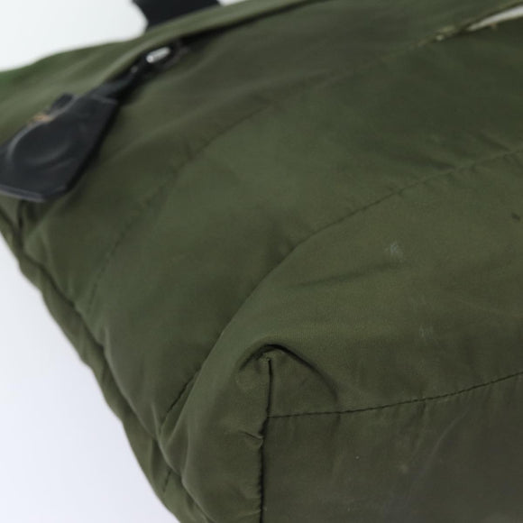 PRADA Hand Bag Nylon 2way Shoulder Bag Green Auth ep1103