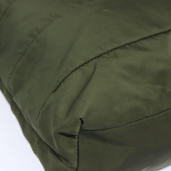 PRADA Hand Bag Nylon 2way Shoulder Bag Green Auth ep1103