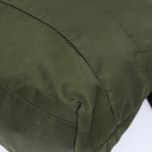 PRADA Hand Bag Nylon 2way Shoulder Bag Green Auth ep1103