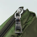 PRADA Hand Bag Nylon 2way Shoulder Bag Green Auth ep1103-21