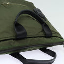 PRADA Hand Bag Nylon 2way Shoulder Bag Green Auth ep1103-5