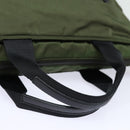 PRADA Hand Bag Nylon 2way Shoulder Bag Green Auth ep1103-7