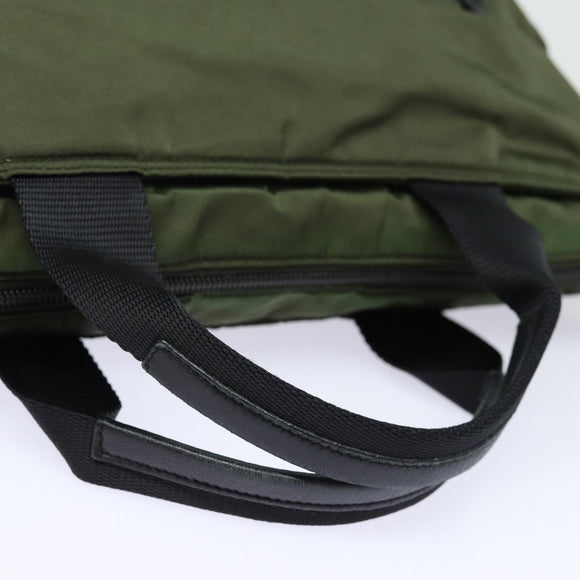 PRADA Hand Bag Nylon 2way Shoulder Bag Green Auth ep1103