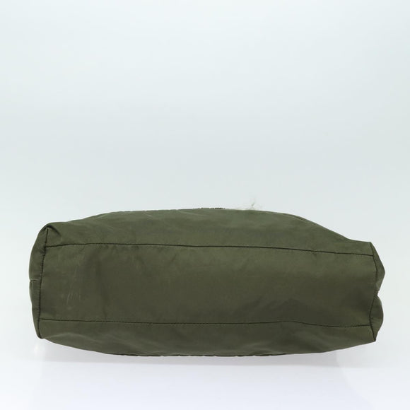 PRADA Hand Bag Nylon 2way Shoulder Bag Green Auth ep1103