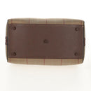 Burberrys Nova Check Boston Bag Canvas Beige Auth ep11031-6