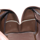 Burberrys Nova Check Boston Bag Canvas Beige Auth ep11031-20