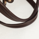 Burberrys Nova Check Boston Bag Canvas Beige Auth ep11031-9