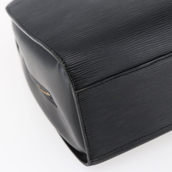 LOUIS VUITTON Epi Sorbonne Business Bag Black M54512 LV Auth ep11032