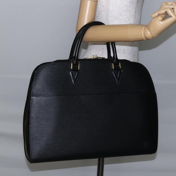 LOUIS VUITTON Epi Sorbonne Business Bag Black M54512 LV Auth ep11032