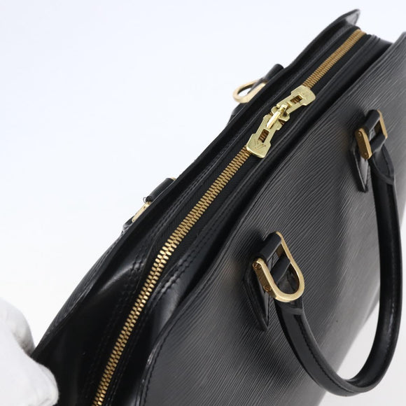 LOUIS VUITTON Epi Sorbonne Business Bag Black M54512 LV Auth ep11032