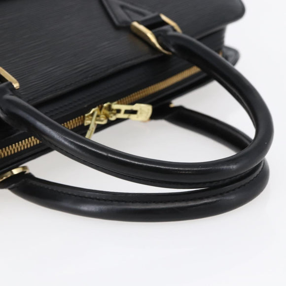 LOUIS VUITTON Epi Sorbonne Business Bag Black M54512 LV Auth ep11032