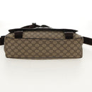 GUCCI GG Supreme Shoulder Bag PVC Leather Beige Brown Auth ep11034-5