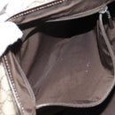 GUCCI GG Supreme Shoulder Bag PVC Leather Beige Brown Auth ep11034-26