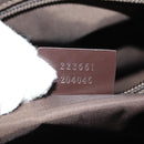 GUCCI GG Supreme Shoulder Bag PVC Leather Beige Brown Auth ep11034-12