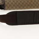 GUCCI GG Supreme Shoulder Bag PVC Leather Beige Brown Auth ep11034-9