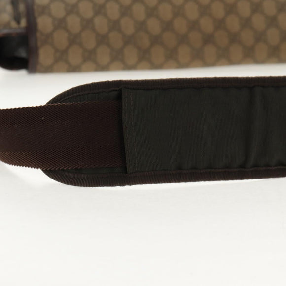 GUCCI GG Supreme Shoulder Bag PVC Leather Beige Brown Auth ep11034