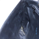 CELINE Shoulder Bag Leather Black Gold Auth ep11037-19