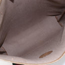 GUCCI GG Plus Supreme Web Sherry Line Tote Bag PVC Beige Gold Auth ep11042-16