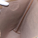 GUCCI GG Plus Supreme Web Sherry Line Tote Bag PVC Beige Gold Auth ep11042-17