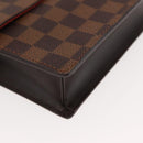 LOUIS VUITTON Damier Ebene Portello Shoulder Bag N45271 LV Auth ep11045-14