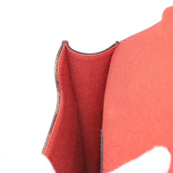 LOUIS VUITTON Damier Ebene Portello Shoulder Bag N45271 LV Auth ep11045