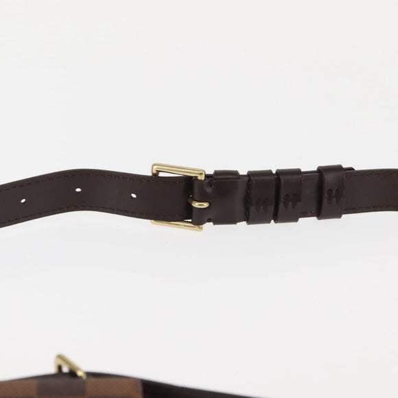 LOUIS VUITTON Damier Ebene Portello Shoulder Bag N45271 LV Auth ep11045