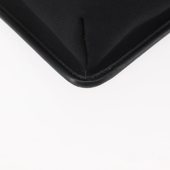 GUCCI Shoulder Bag Canvas Leather Black Auth ep11047