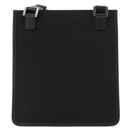 GUCCI Shoulder Bag Canvas Leather Black Auth ep11047 - 0