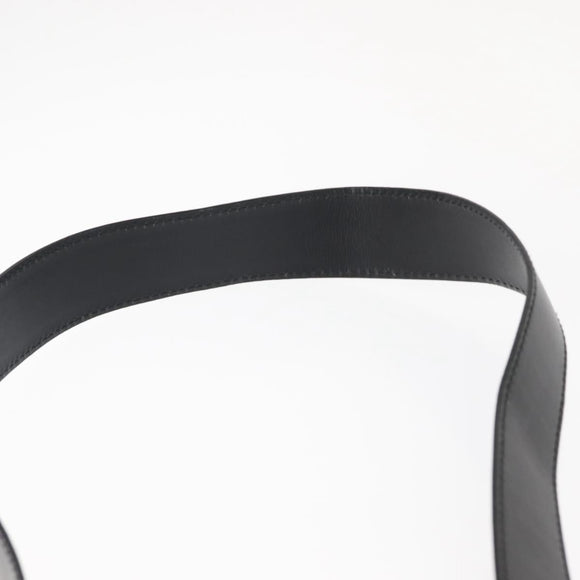 GUCCI Shoulder Bag Canvas Leather Black Auth ep11047