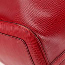 LOUIS VUITTON Epi Keepall 45 Boston Bag Red M42977 LV Auth ep11050-16