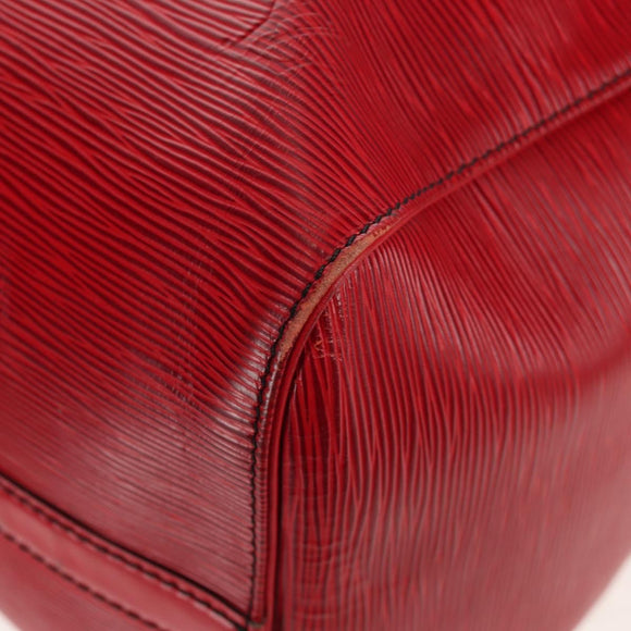 LOUIS VUITTON Epi Keepall 45 Boston Bag Red M42977 LV Auth ep11050