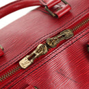 LOUIS VUITTON Epi Keepall 45 Boston Bag Red M42977 LV Auth ep11050-21
