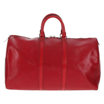 LOUIS VUITTON Epi Keepall 45 Boston Bag Red M42977 LV Auth ep11050 - 0