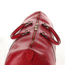 LOUIS VUITTON Epi Keepall 45 Boston Bag Red M42977 LV Auth ep11050-6