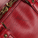 LOUIS VUITTON Epi Keepall 45 Boston Bag Red M42977 LV Auth ep11050-7