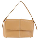 BURBERRY Shoulder Bag Leather Beige Auth ep11052-1