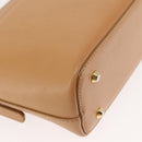 BURBERRY Shoulder Bag Leather Beige Auth ep11052-15