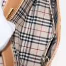 BURBERRY Shoulder Bag Leather Beige Auth ep11052-12