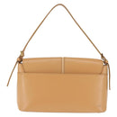 BURBERRY Shoulder Bag Leather Beige Auth ep11052-2