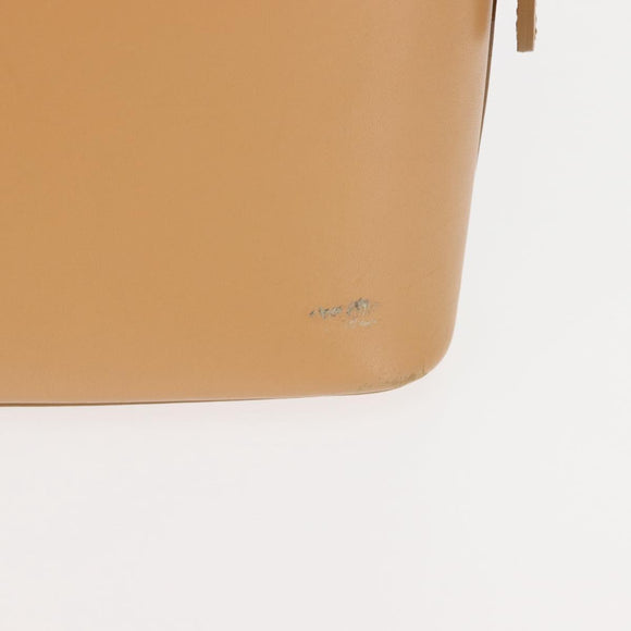 BURBERRY Shoulder Bag Leather Beige Auth ep11052