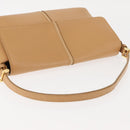 BURBERRY Shoulder Bag Leather Beige Auth ep11052-7