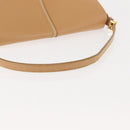BURBERRY Shoulder Bag Leather Beige Auth ep11052-8