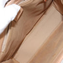 GUCCI GG Canvas Jackie Hand Bag Canvas Leather White Beige Auth ep11053-10