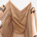 GUCCI GG Canvas Jackie Hand Bag Canvas Leather White Beige Auth ep11053-19