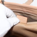 GUCCI GG Canvas Jackie Hand Bag Canvas Leather White Beige Auth ep11053-12